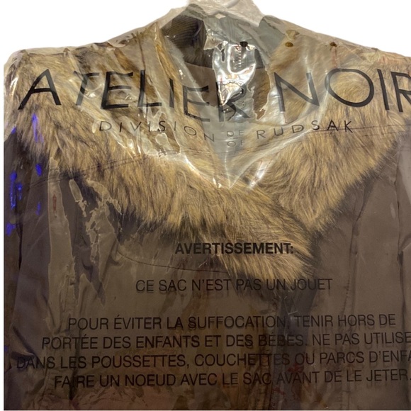 ATELIER NOIR DIVISION OF RUDSAK BROWN COAT, NWOT, SIZE MEDIUM $475 - Picture 16 of 16